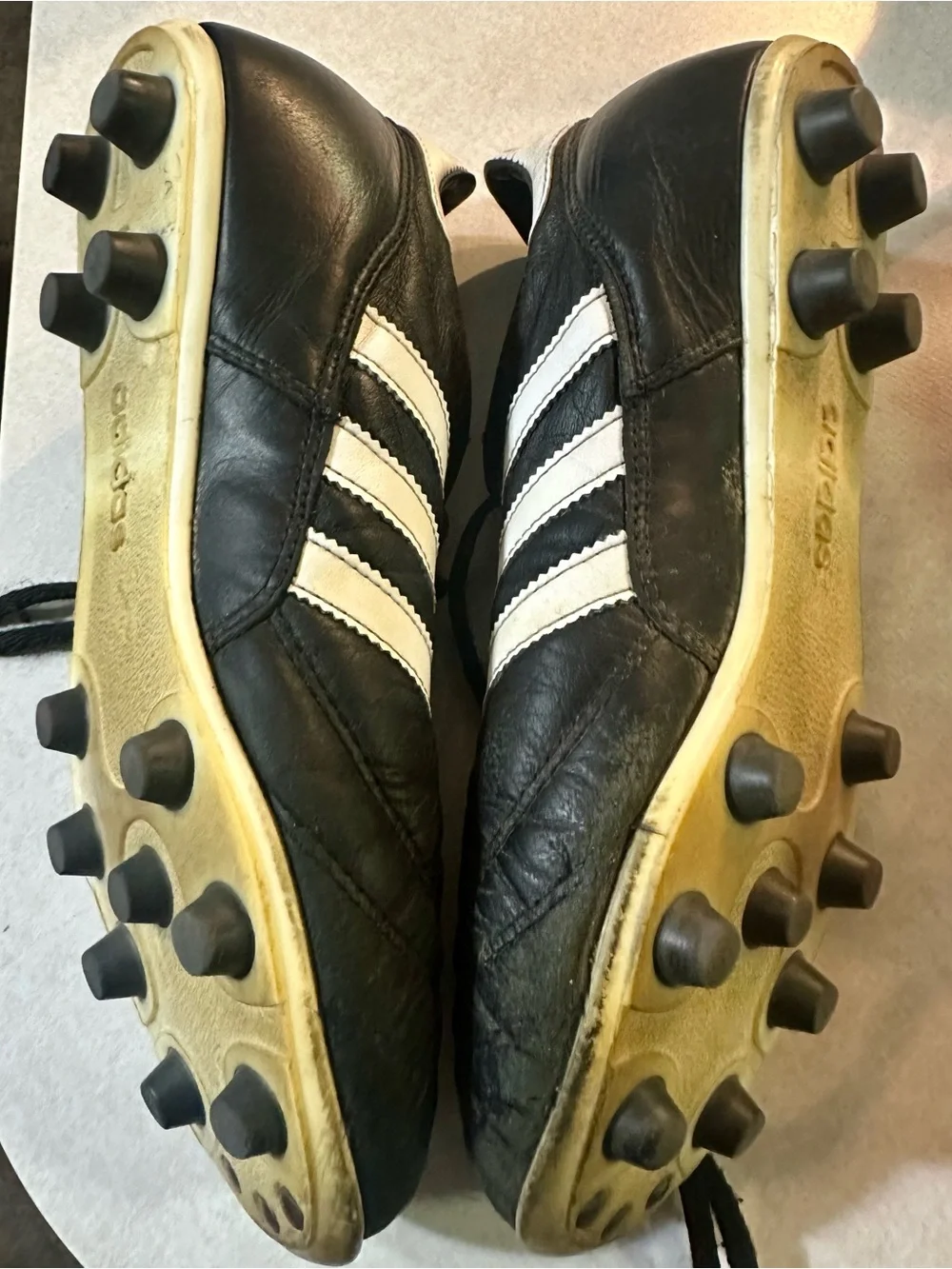 Adidas Black & White Copa Mundial Men’s Soccer Cleats 7.5 mens 9 women's. !